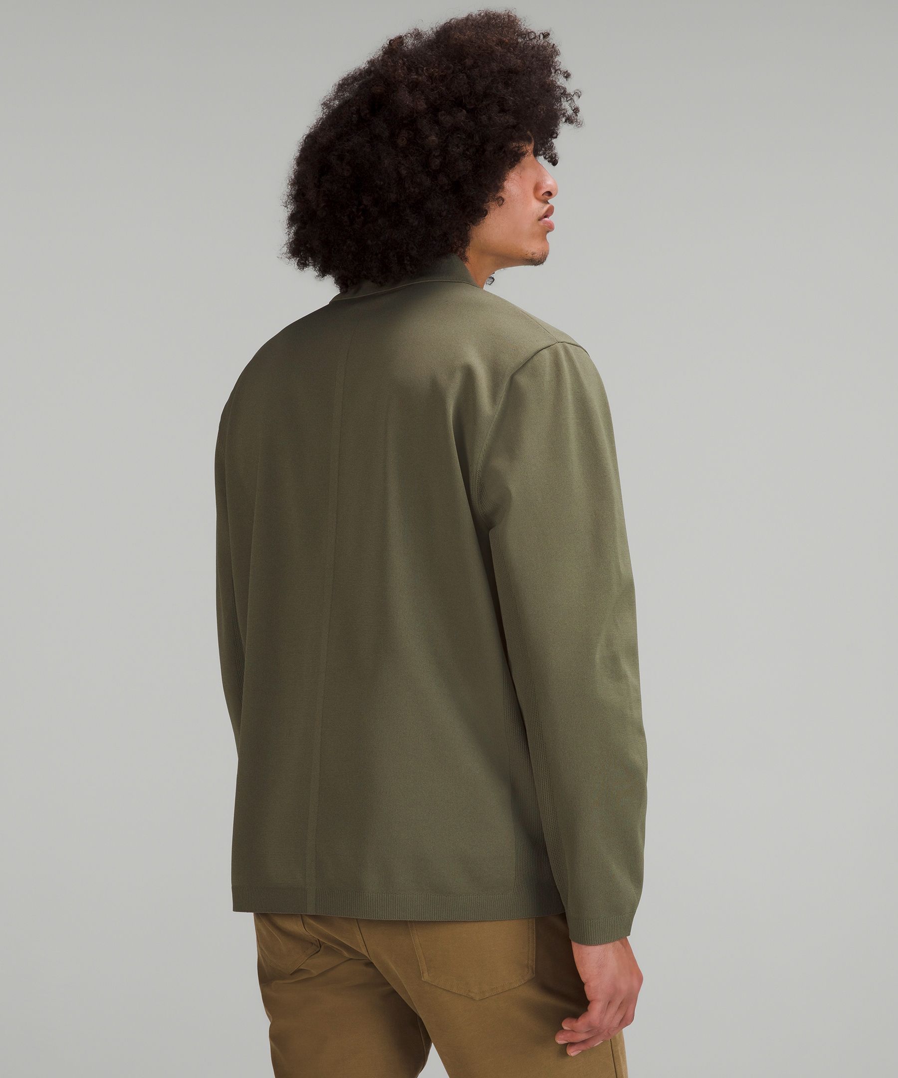 Lightweight Knit Long-Sleeve Polo Shirt sold by Lululemon product image thumbnail 3