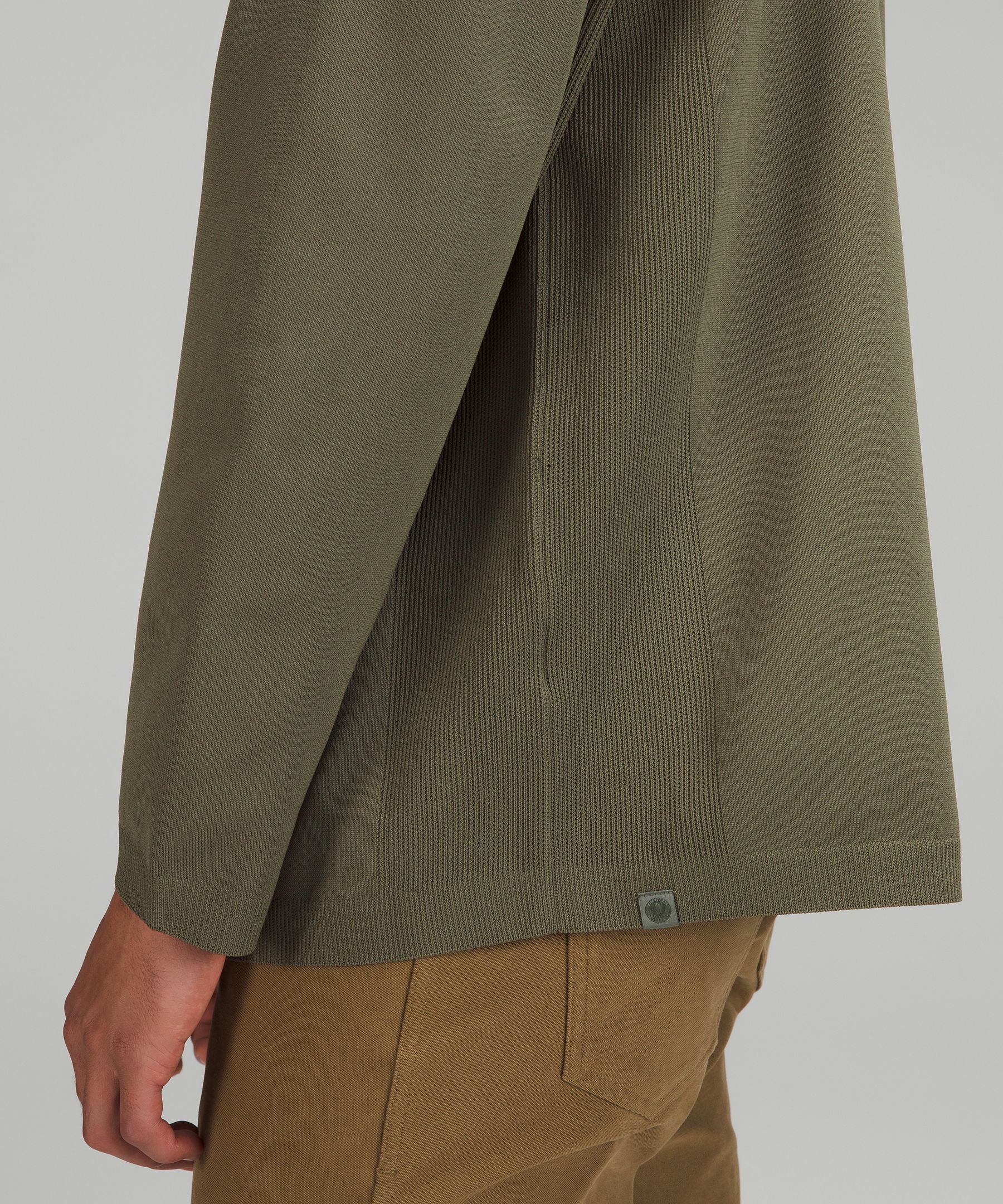 Lightweight Knit Long-Sleeve Polo Shirt sold by Lululemon product image thumbnail 5