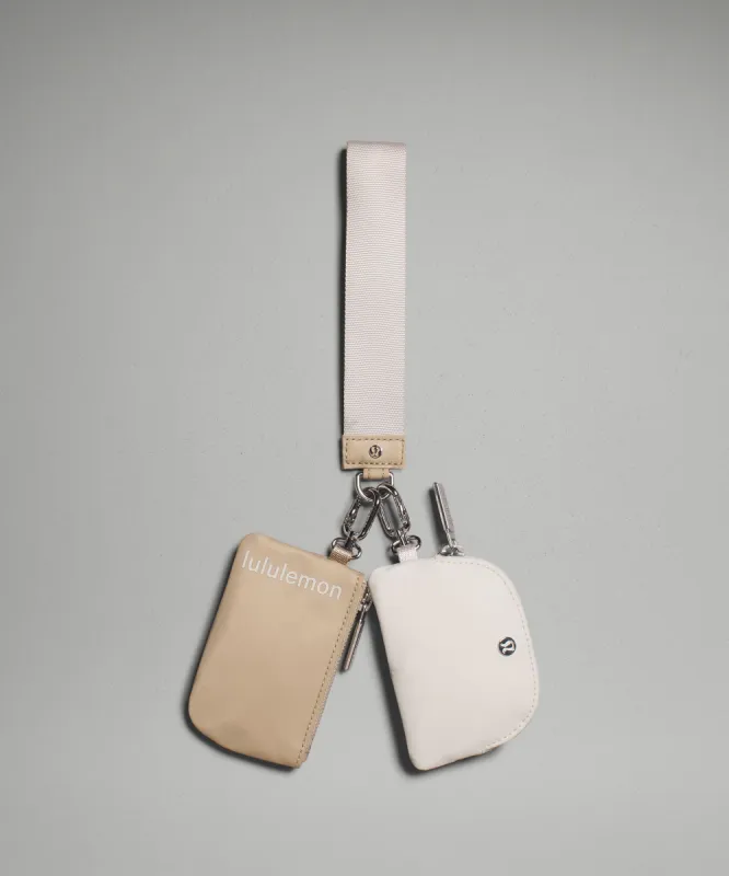 Dual Pouch Wristlet made by Lululemon