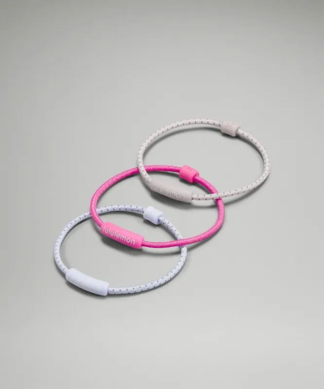 Silicone Hair Ties 3 Pack sold by Lululemon