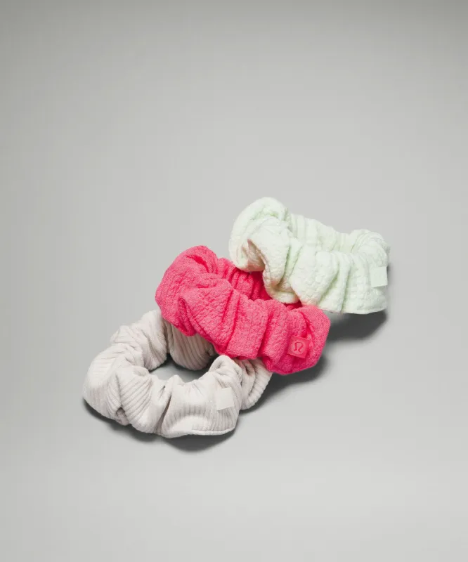 Uplifting Scrunchies Textured *3 Pack sold by Lululemon