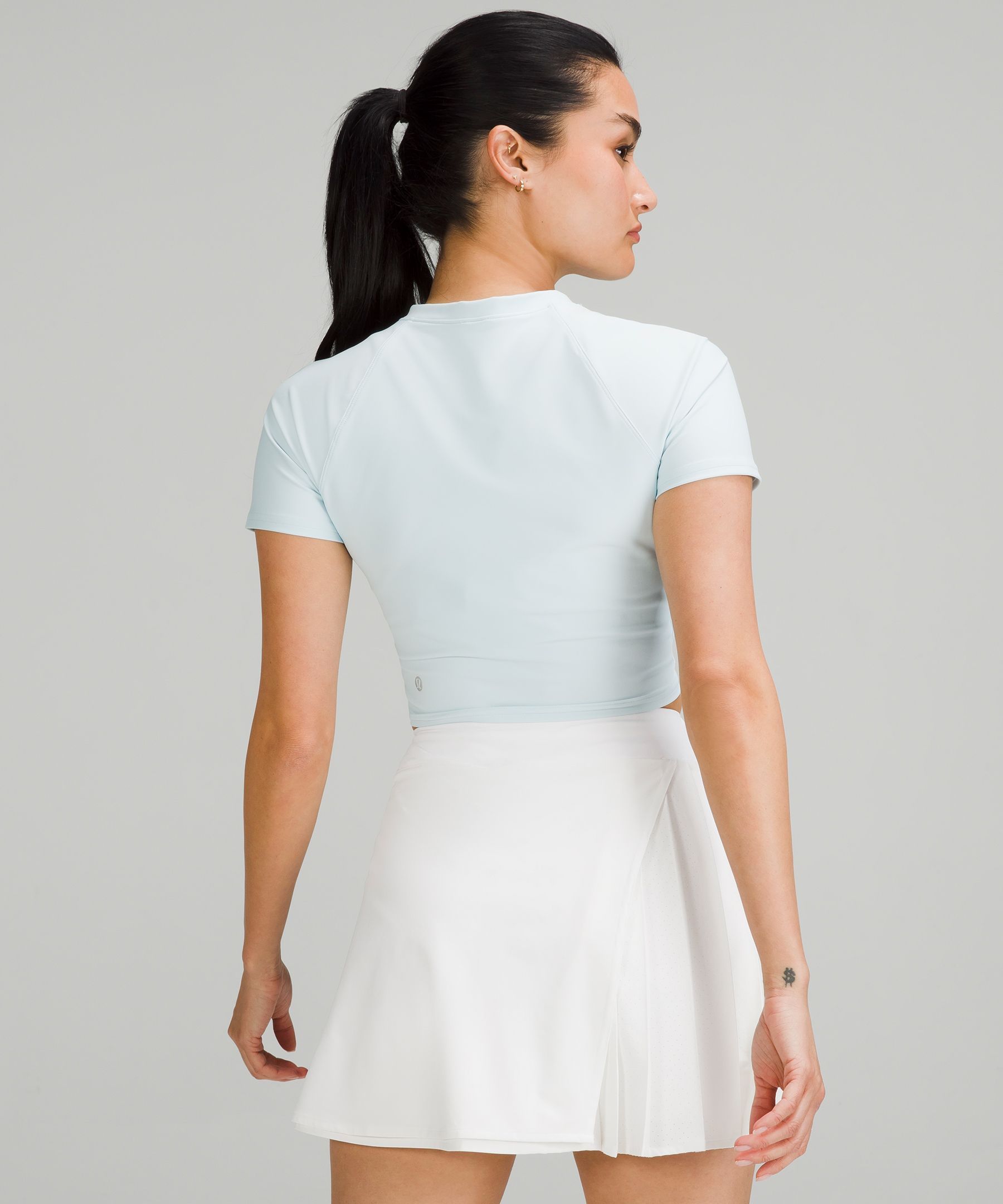Nulux Cropped Tennis Short-Sleeve Shirt sold by Lululemon product image thumbnail 3
