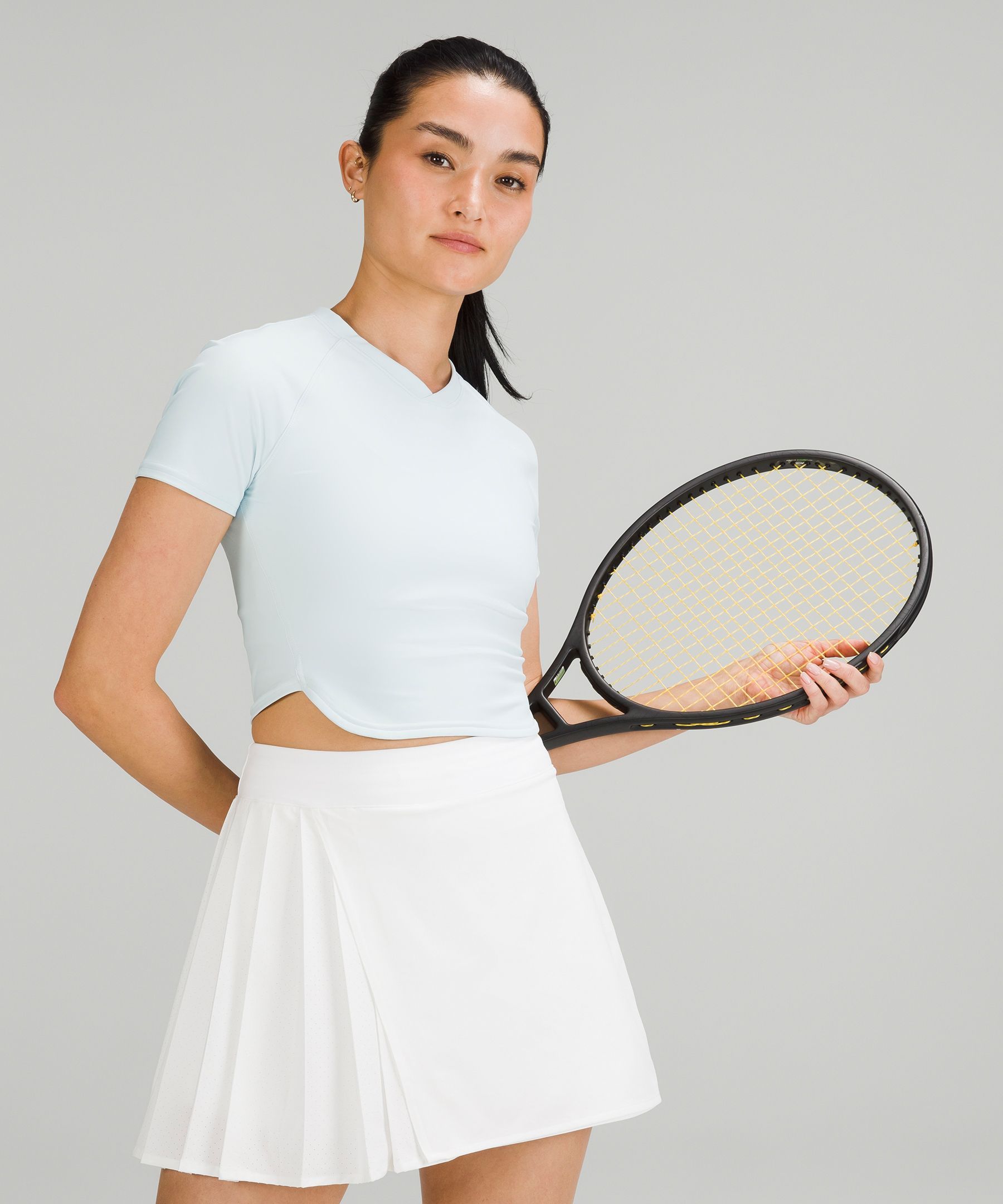 Nulux Cropped Tennis Short-Sleeve Shirt sold by Lululemon product image thumbnail 6