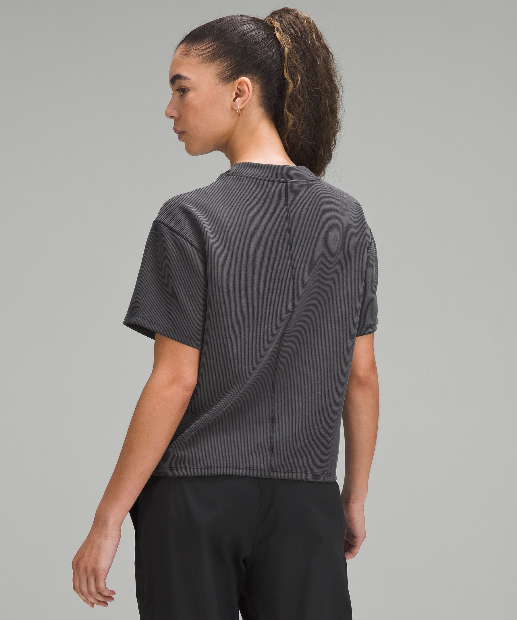 Ribbed Softstreme T-Shirt sold by Lululemon product image thumbnail 3