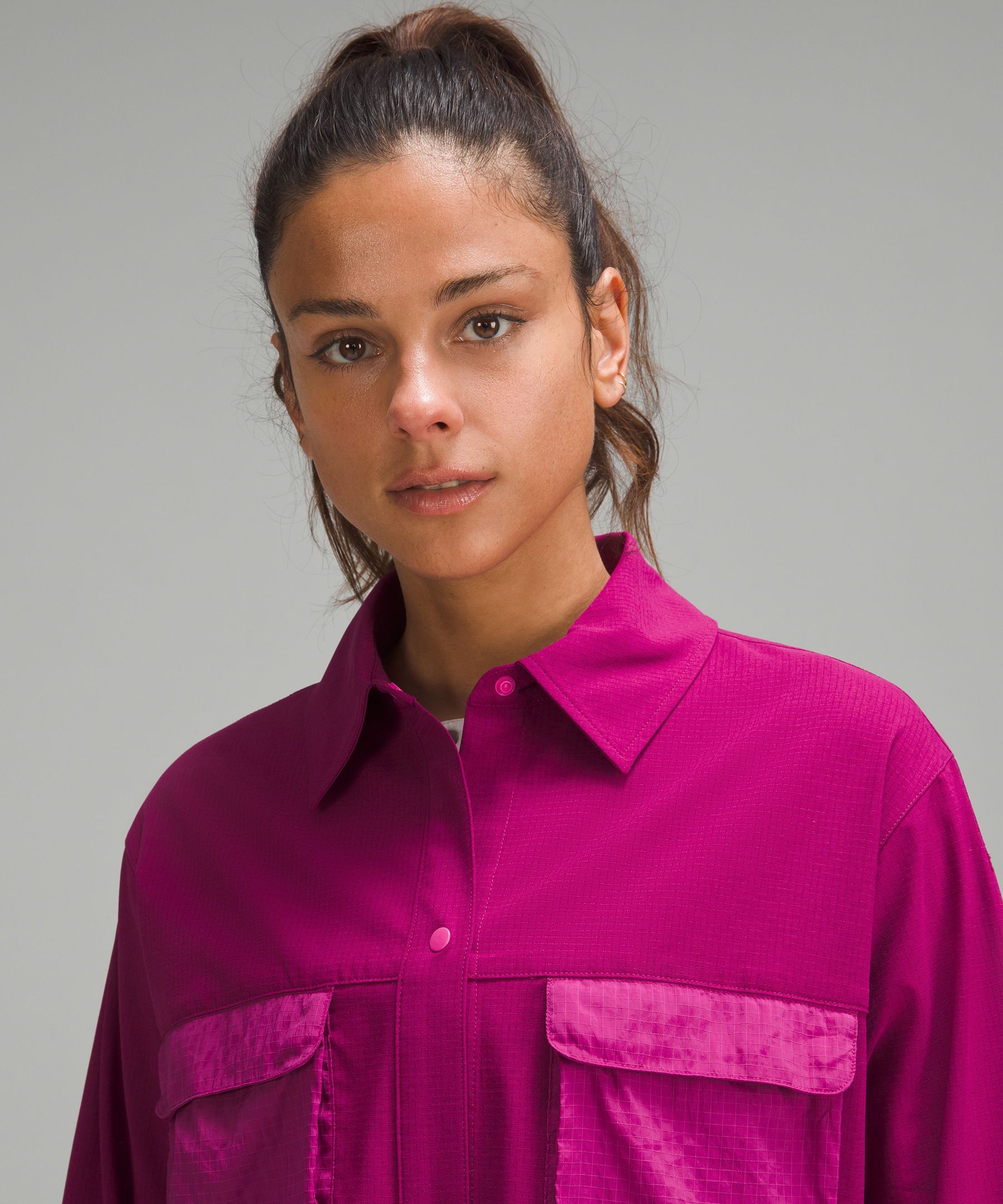 WovenAir Hiking Overshirt sold by Lululemon product image thumbnail 4