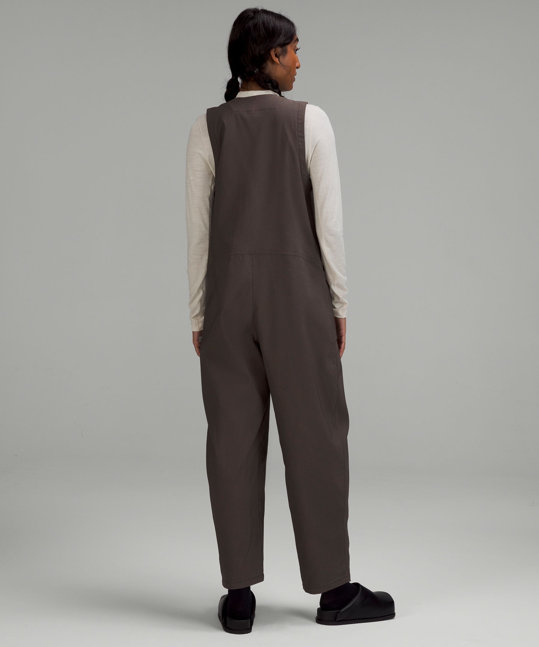 lululemon lab Woven Barrel Leg Jumpsuit *Online Only sold by Lululemon product image thumbnail 2