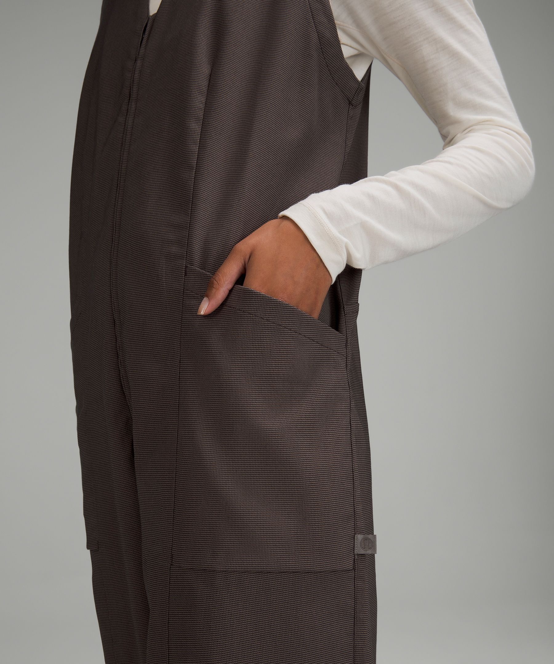 lululemon lab Woven Barrel Leg Jumpsuit *Online Only sold by Lululemon product image thumbnail 4