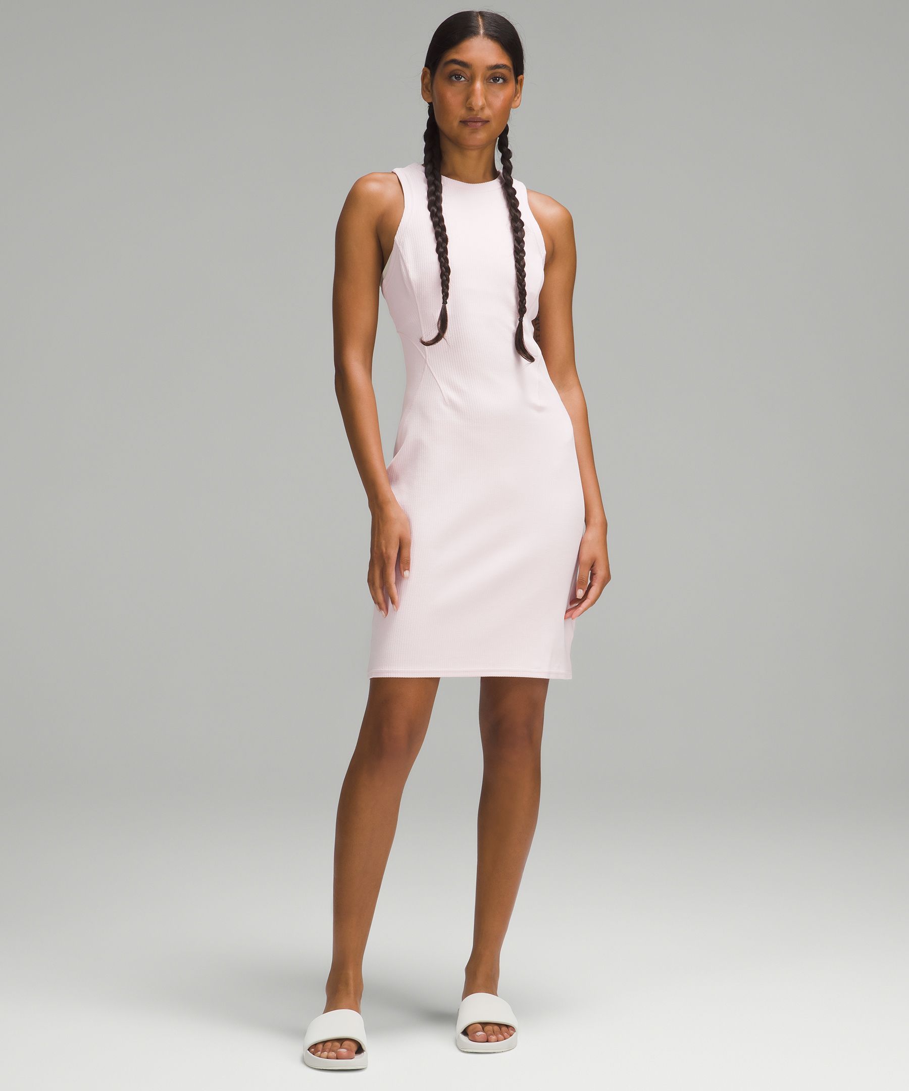 Ribbed Softstreme Slim-Fit Tank Dress sold by Lululemon