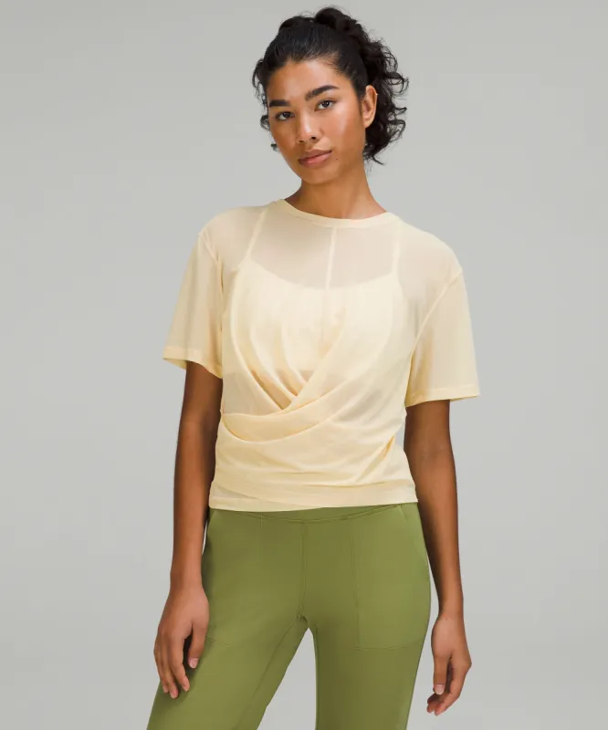 Lightweight Mesh Reversible Yoga T-Shirt sold by Lululemon