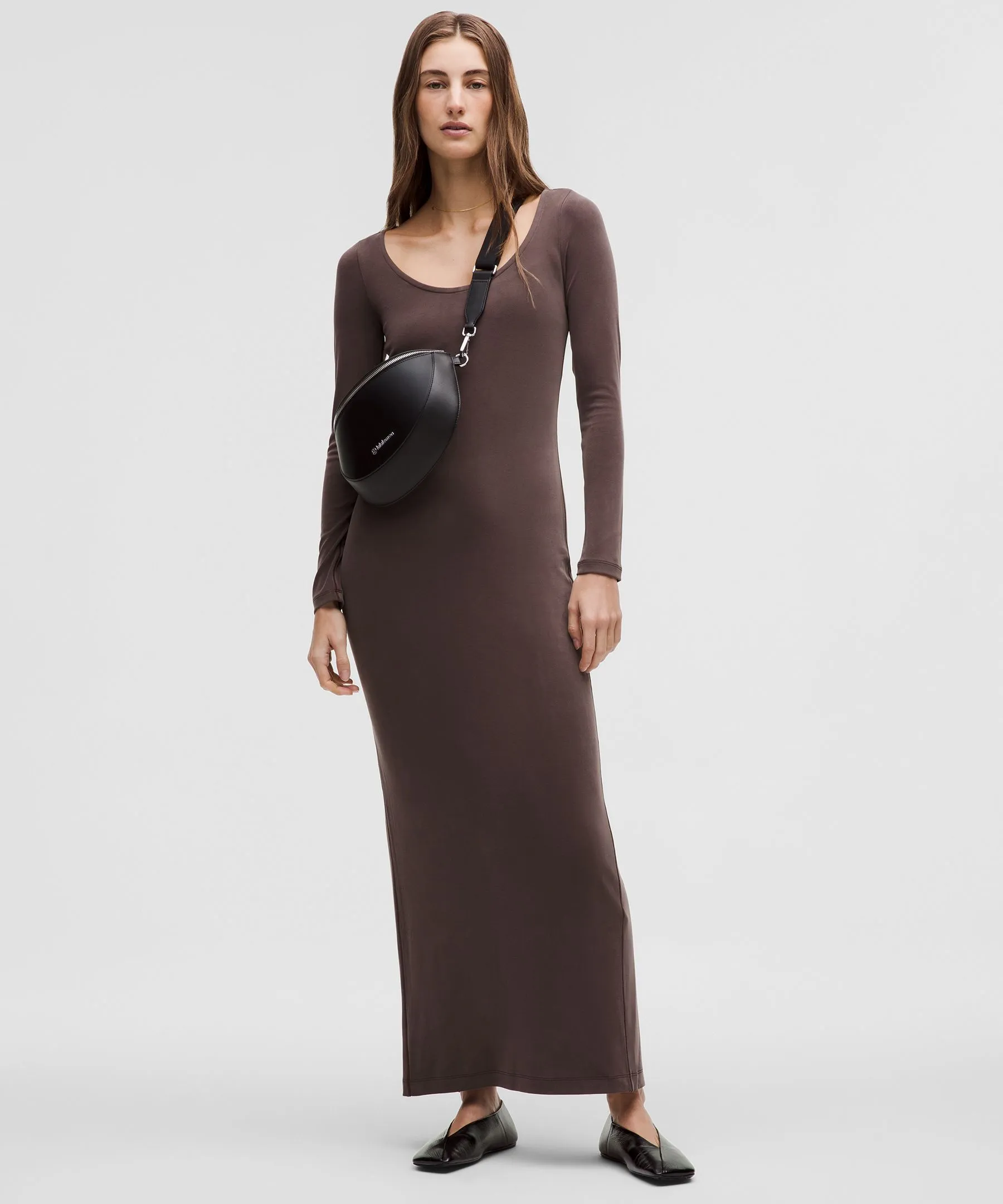 Drapey Softstreme Long-Sleeve Maxi Dress sold by Lululemon