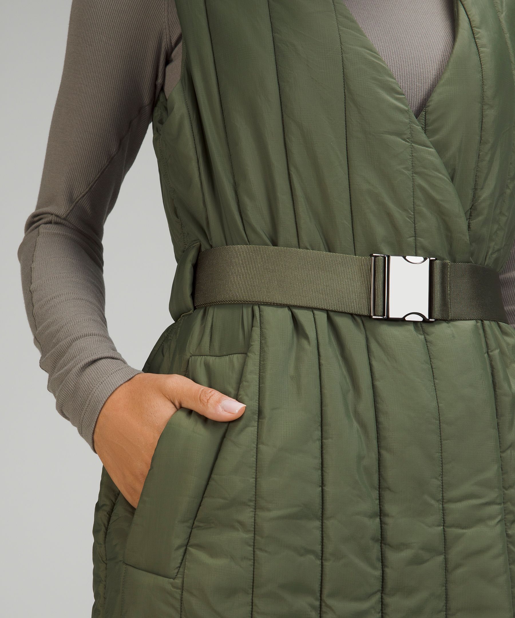Belted Long Insulated Vest *Online Only sold by Lululemon product image thumbnail 4