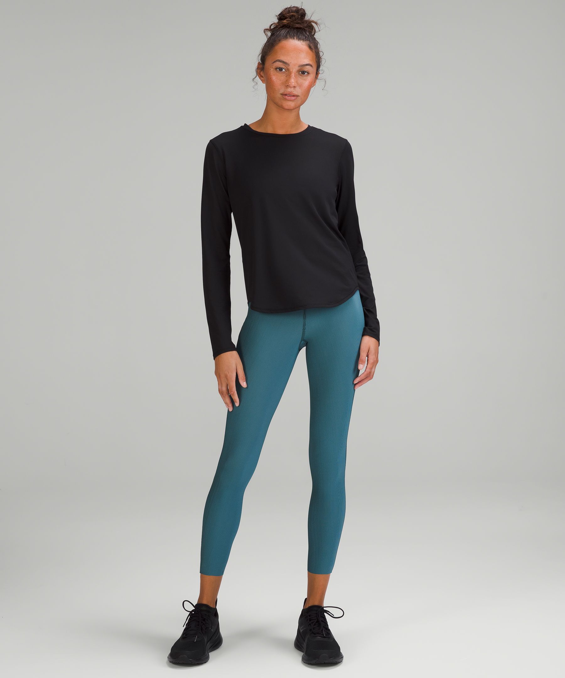 Base Pace High-Rise Tight 25" *Two-Tone Ribbed sold by Lululemon product image thumbnail 5