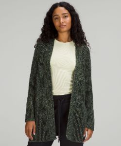 Cotton-Cashmere Blend Sweater Wrap sold by Lululemon