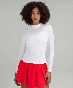 Grid-Texture Tennis Long-Sleeve Shirt sold by Lululemon