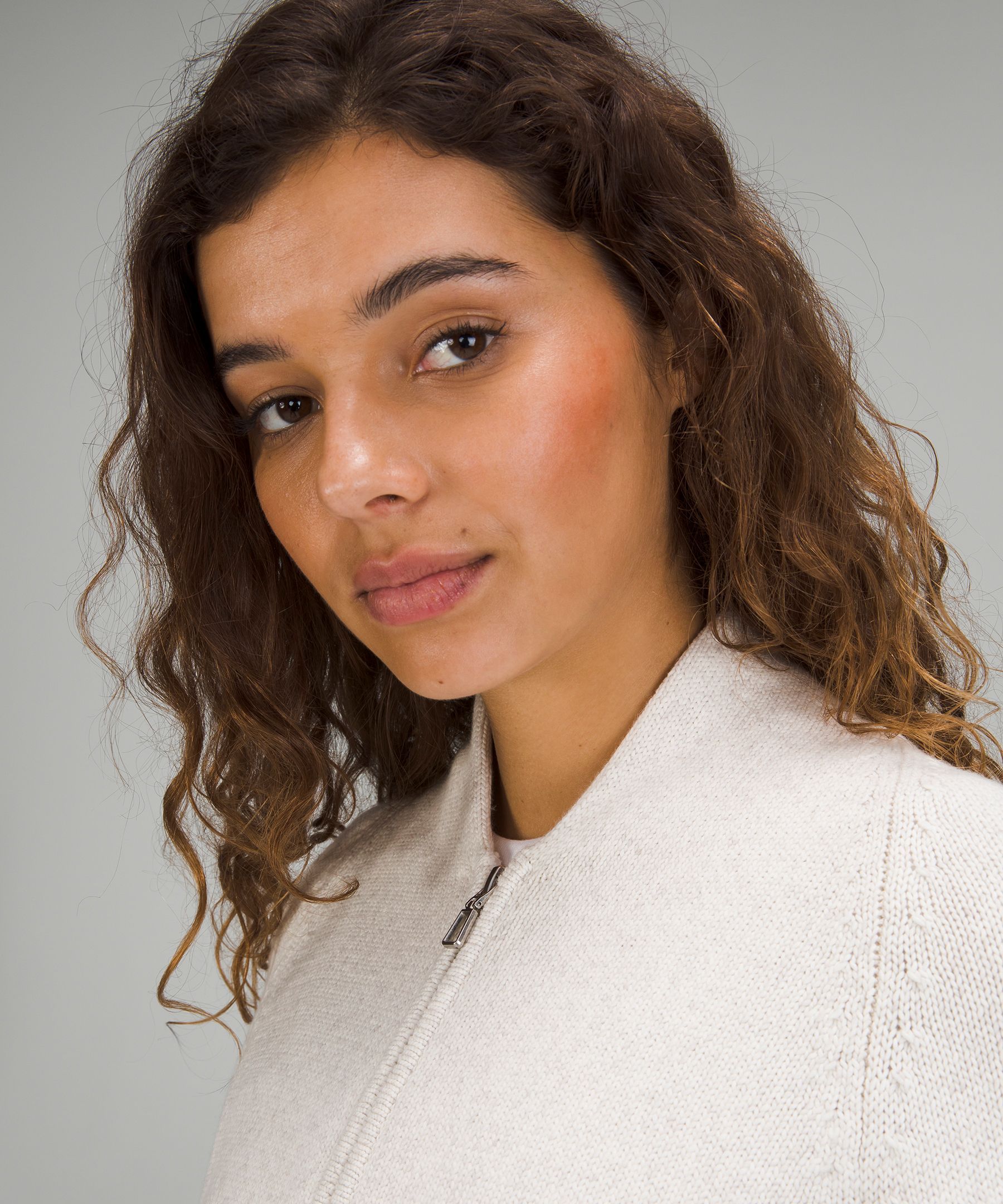 Cotton-Blend Full-Zip Sweater sold by Lululemon product image thumbnail 4