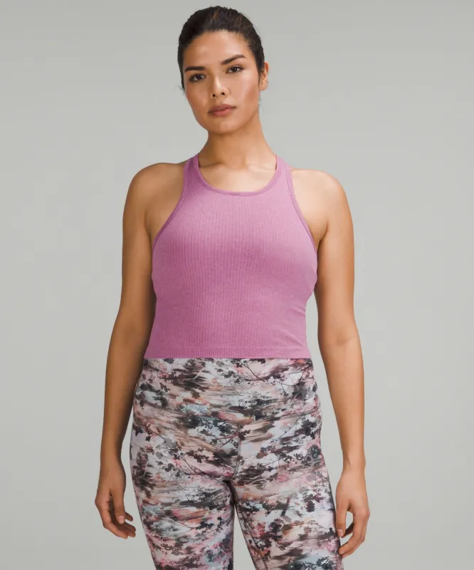 Ebb to Street Cropped Racerback Tank Top sold by Lululemon