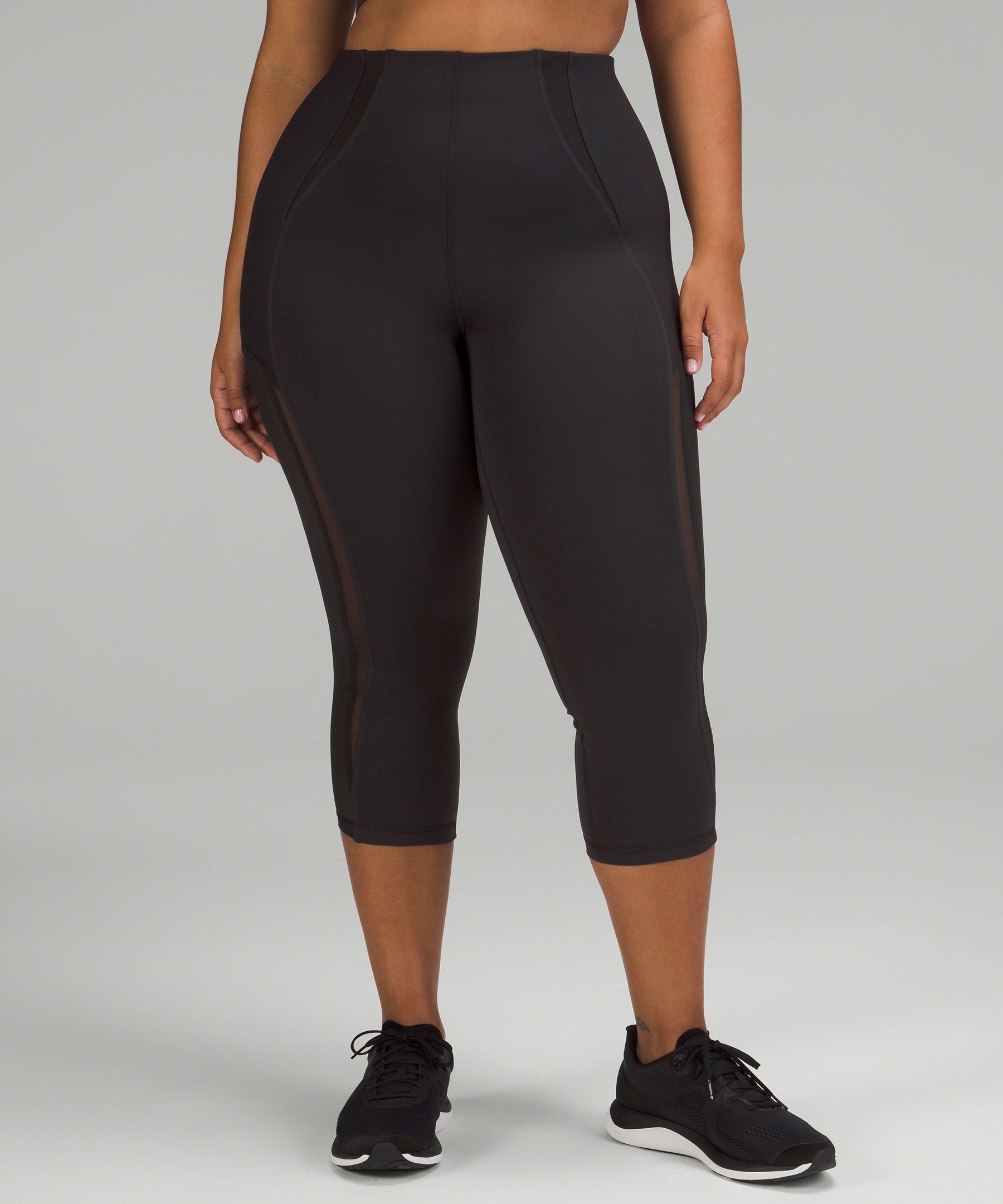 Everlux and Mesh Super-High-Rise Training Crop 21" Online Only sold by Lululemon
