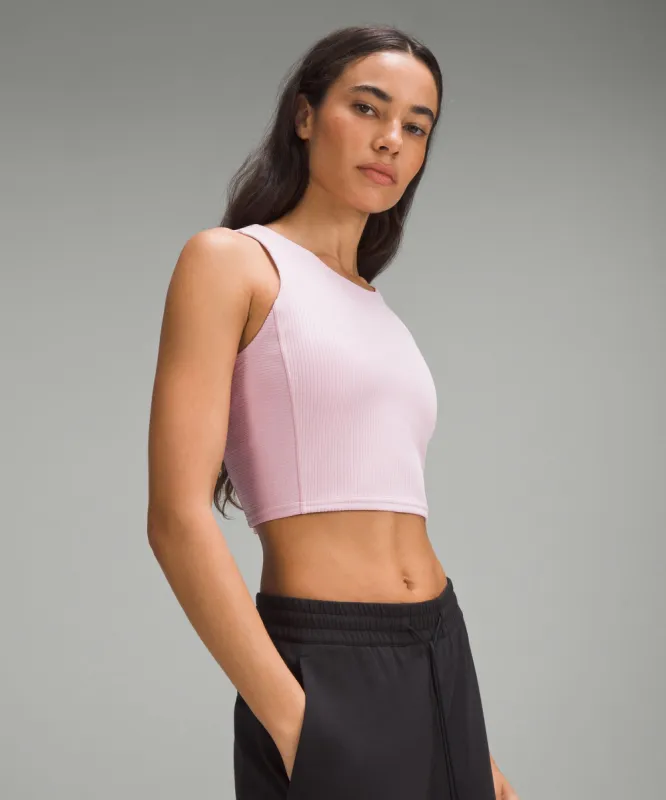 Ribbed Softstreme Cropped Tank Top sold by Lululemon