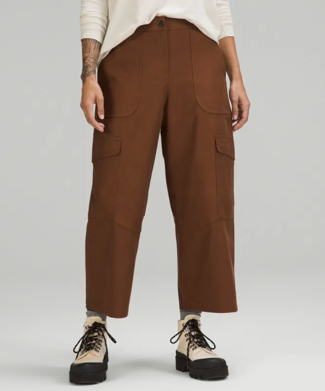 Light Utilitech Cargo Pocket High-Rise Cropped Pant sold by Lululemon