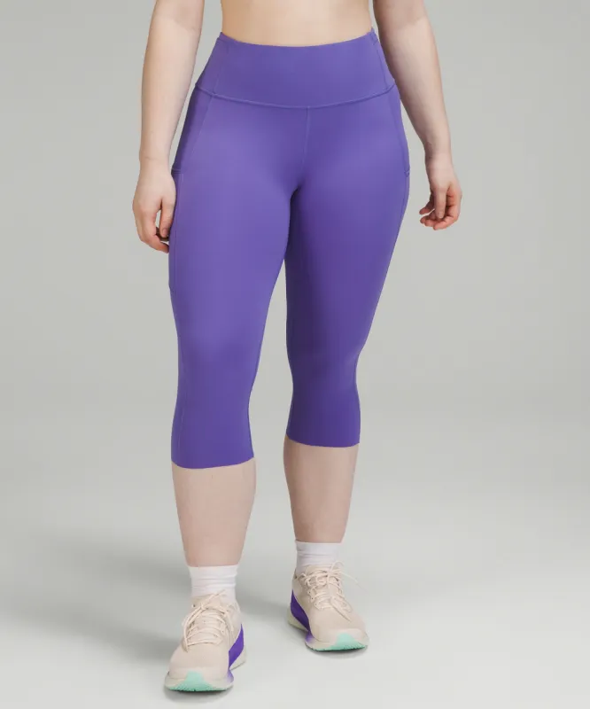 Fast and Free High-Rise Crop 19" made by Lululemon