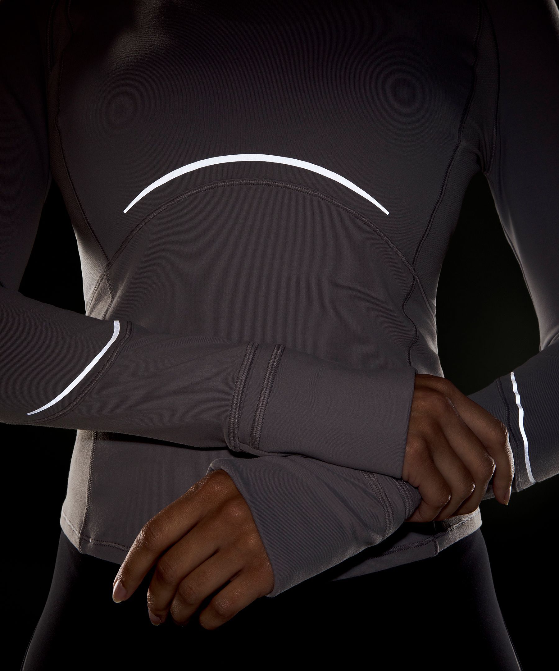 Rulu Reflective Running Long Sleeve Shirt sold by Lululemon product image thumbnail 6
