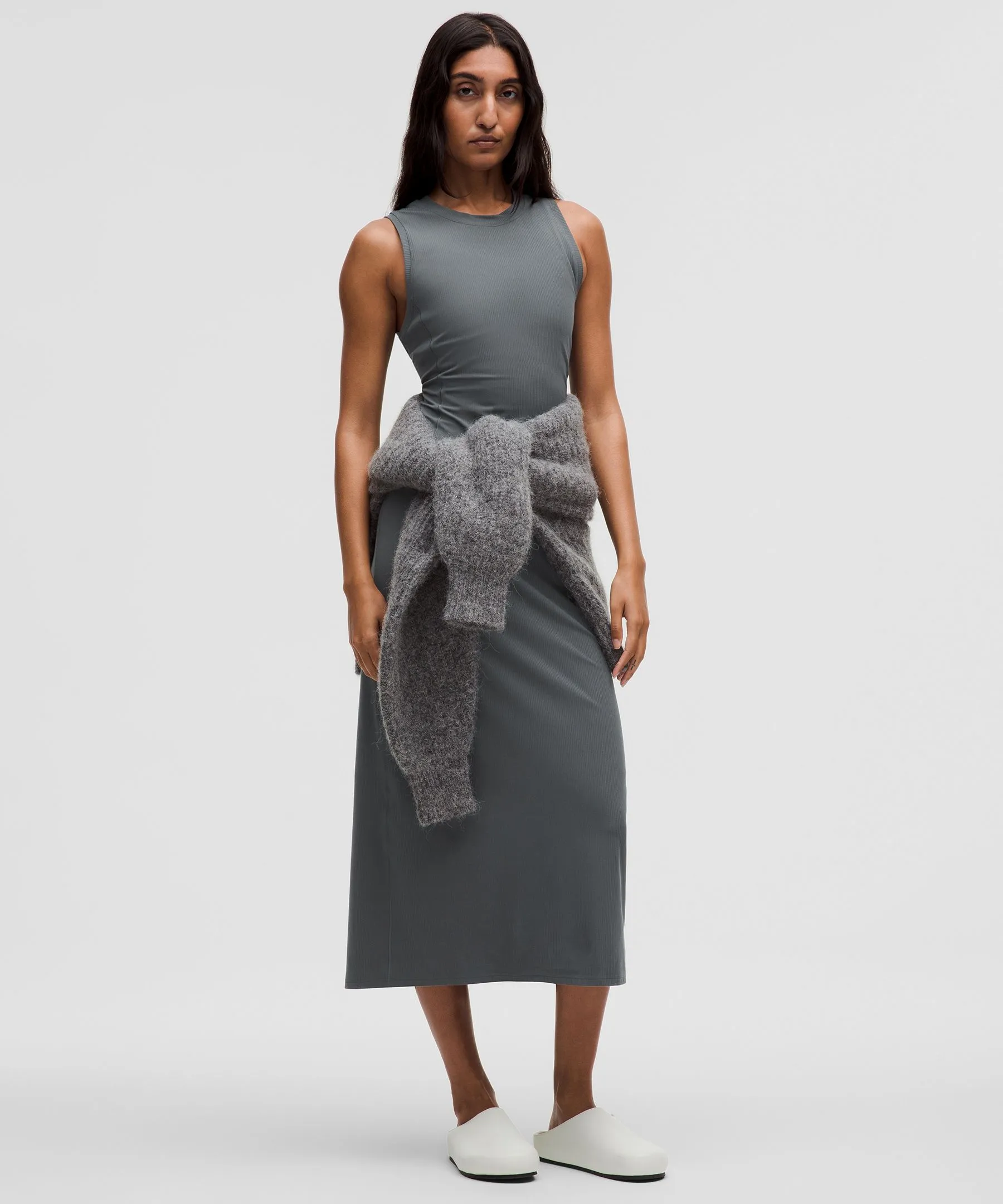 All Aligned Ribbed Midi Dress sold by Lululemon