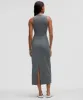 All Aligned Ribbed Midi Dress sold by Lululemon