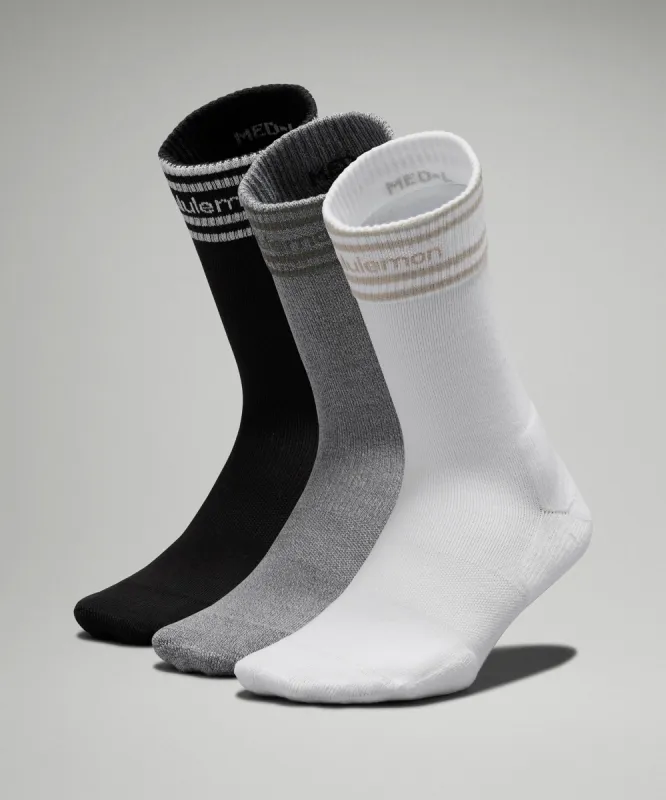 Women's Daily Stride Crew Socks *3 Pack sold by Lululemon