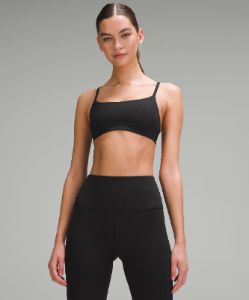 Wunder Train Strappy Racer Bra Ribbed *Light Support, A/B Cup sold by Lululemon