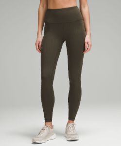 Wunder Train High-Rise Ribbed Tight 28" sold by Lululemon