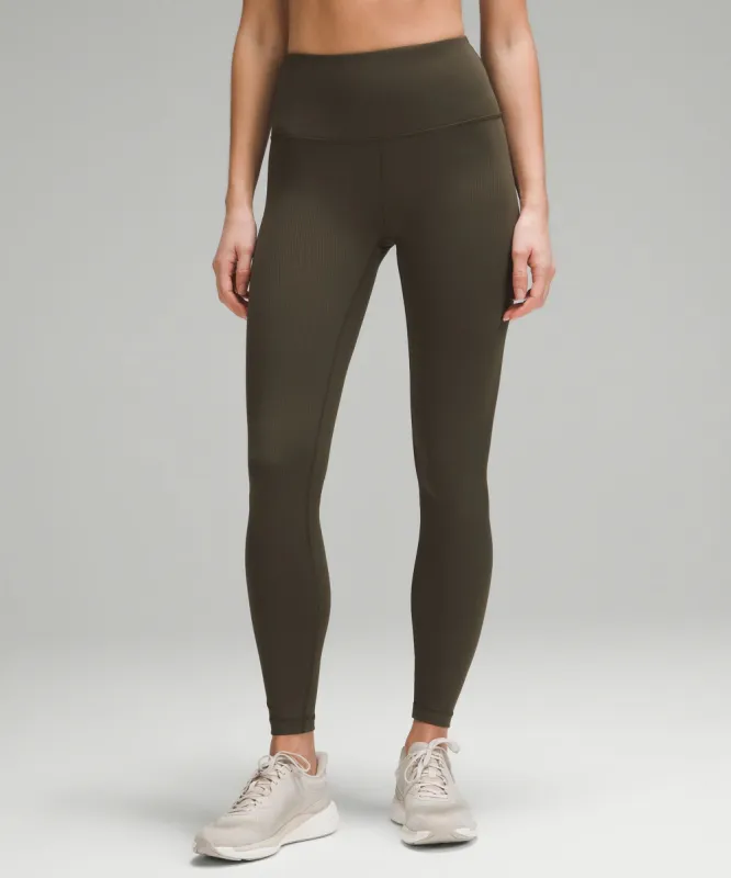 Wunder Train High-Rise Ribbed Tight 28" sold by Lululemon