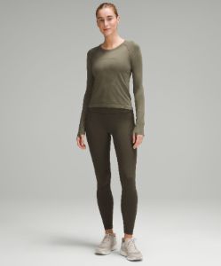 Wunder Train High-Rise Ribbed Tight 28" sold by Lululemon