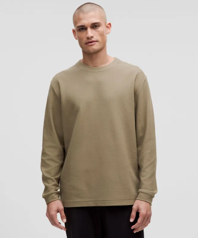 Heavyweight Cotton Textured Long-Sleeve Shirt sold by Lululemon