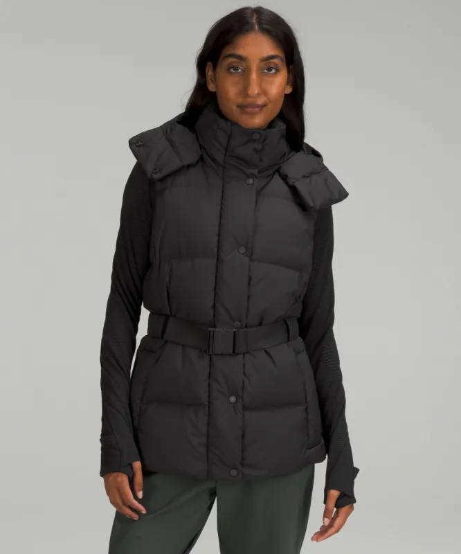 Wunder Puff Belted Waist Vest sold by Lululemon