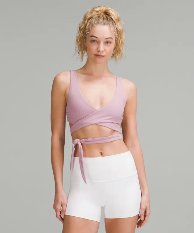 Nulu Wrap-Front Tie Bra *Light Support, A/B Cup sold by Lululemon