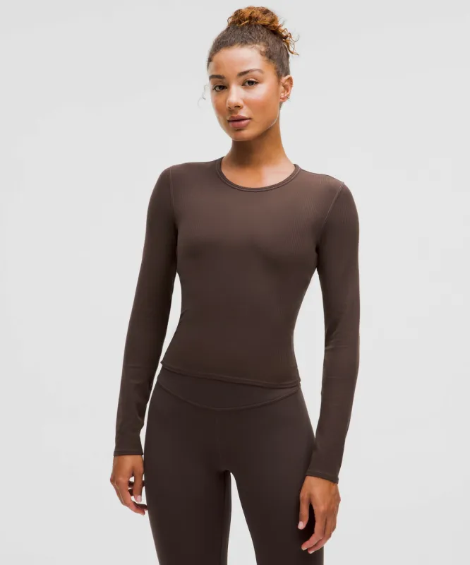 All It Takes Back-Twist Ribbed Long-Sleeve Shirt sold by Lululemon