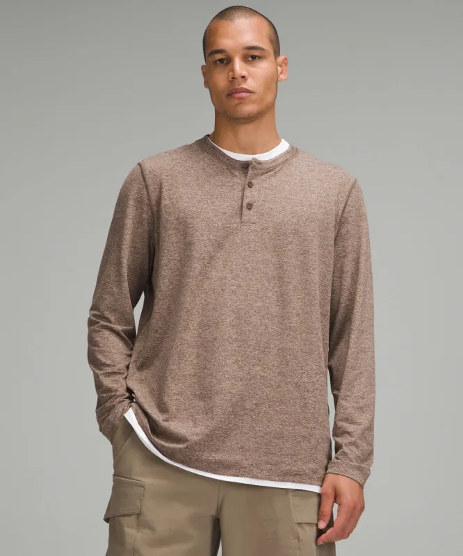 Soft Jersey Long-Sleeve Henley sold by Lululemon