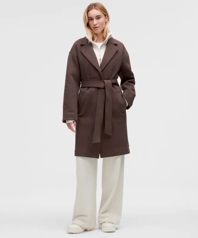 Belted Fleece Wrap Coat sold by Lululemon