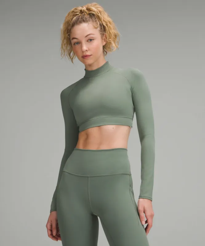 Wunder Train Super Cropped Long-Sleeve Shirt sold by Lululemon