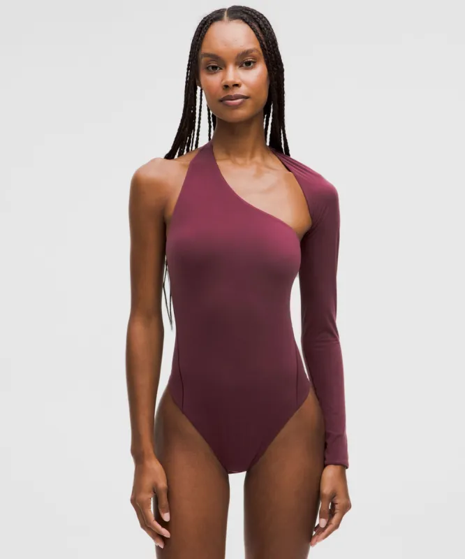 Wundermost Ultra-Soft Nulu Long-Sleeve Cut-Out Bodysuit sold by Lululemon