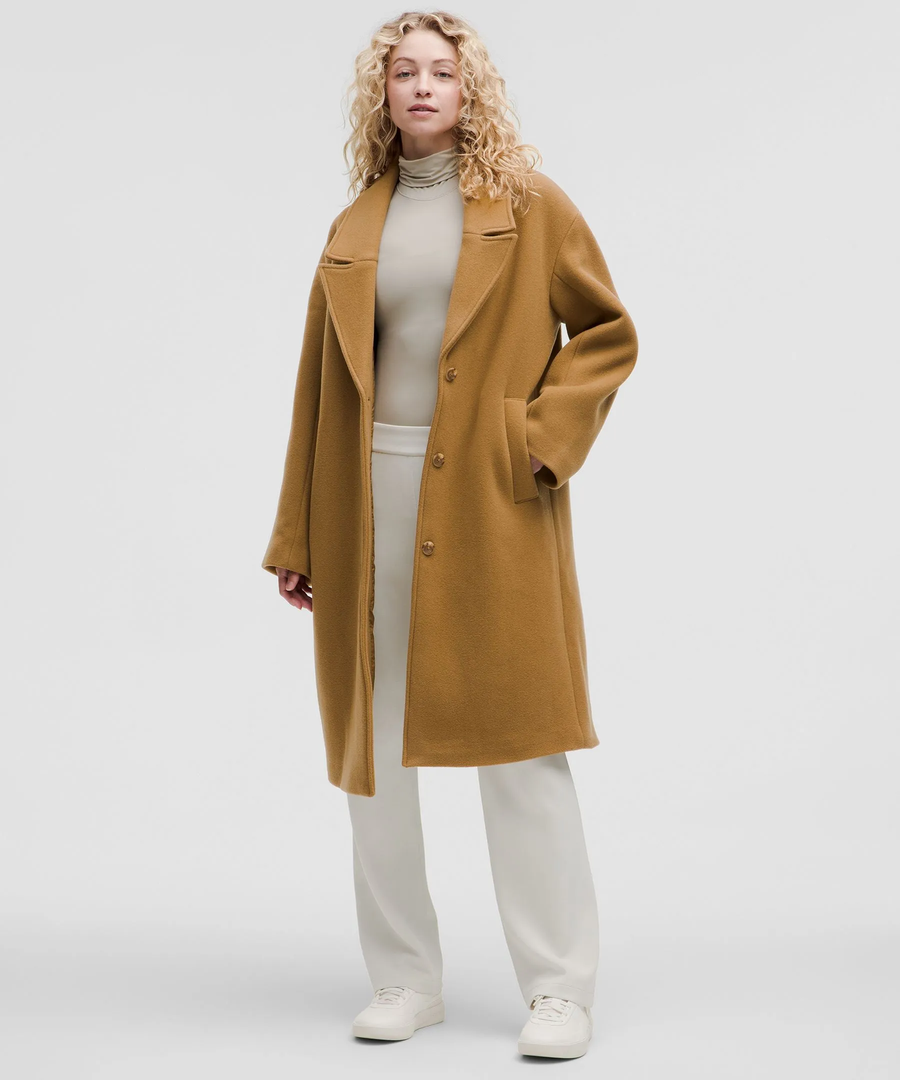 Relaxed-Fit Wool Overcoat sold by Lululemon