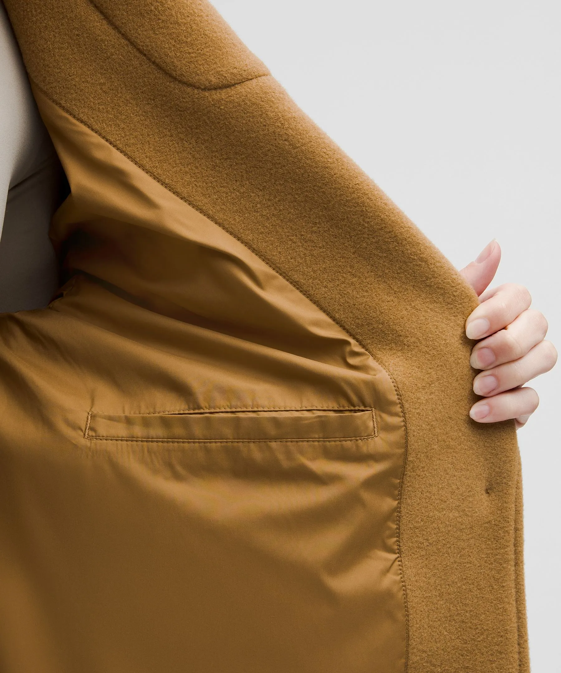 Relaxed-Fit Wool Overcoat sold by Lululemon product image thumbnail 5