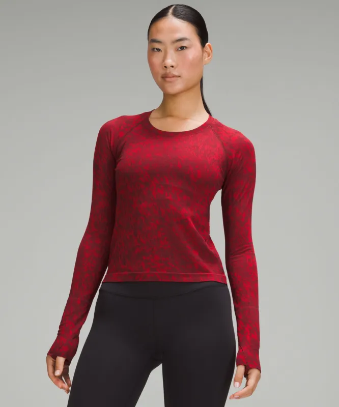 Lunar New Year Swiftly Tech Long-Sleeve Shirt 2.0 *Race Length sold by Lululemon