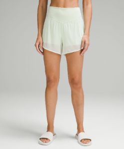 Nulu and Mesh High-Rise Yoga Short 3.5" sold by Lululemon