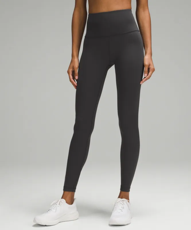 Wunder Train High-Rise Ribbed Tight 25" sold by Lululemon