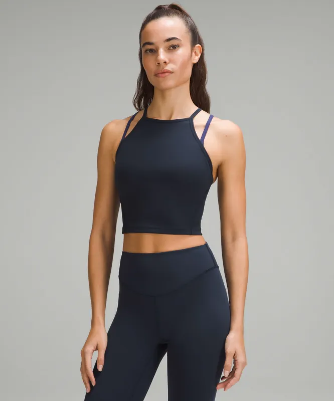 Wunder Train High-Neck Cross-Back Tank Top sold by Lululemon
