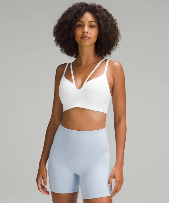 Like a Cloud Strappy Longline Ribbed Bra *Light Support, B/C Cup sold by Lululemon