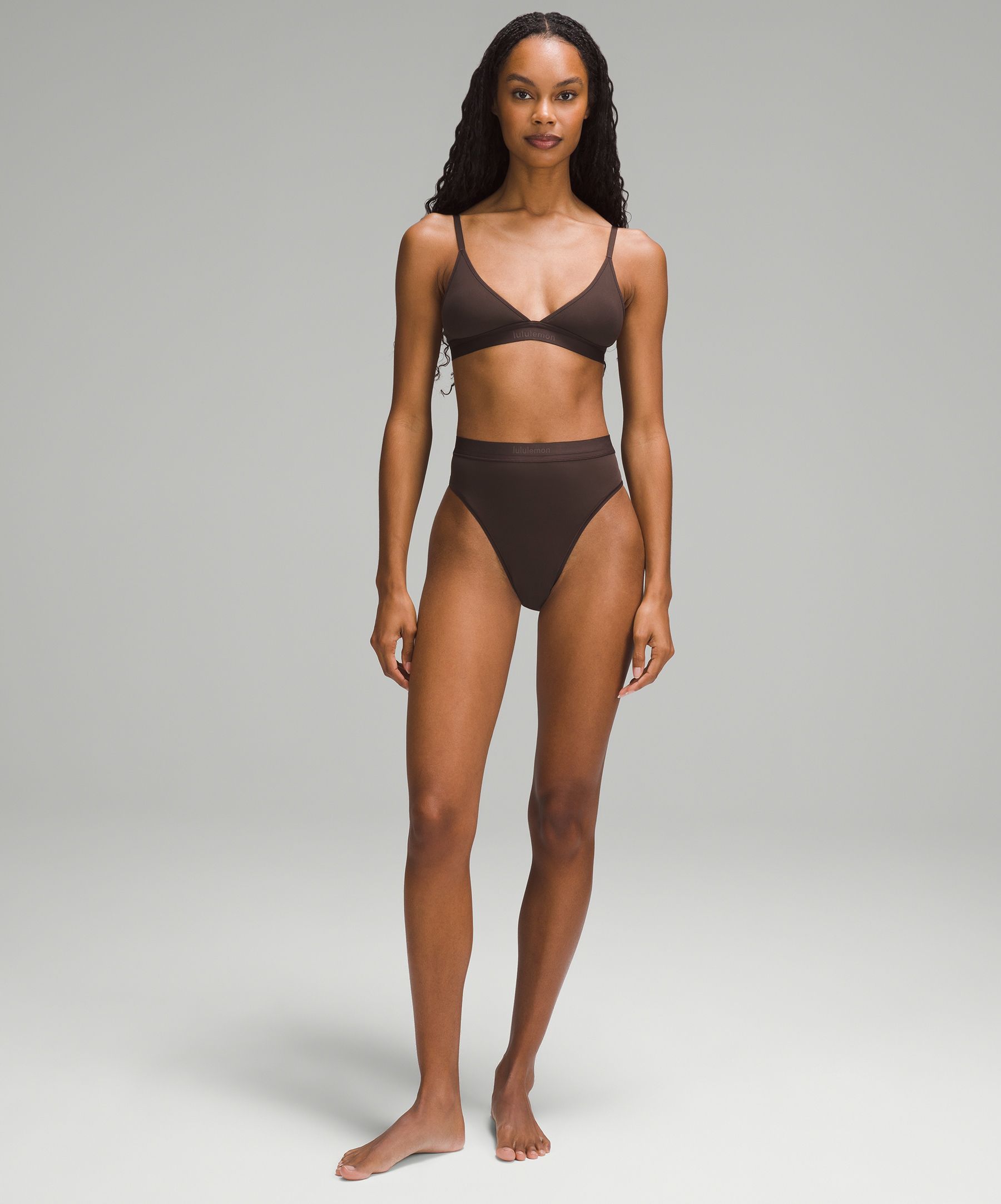 Nulu Mesh Logo High-Waist Bikini Underwear sold by Lululemon product image thumbnail 3