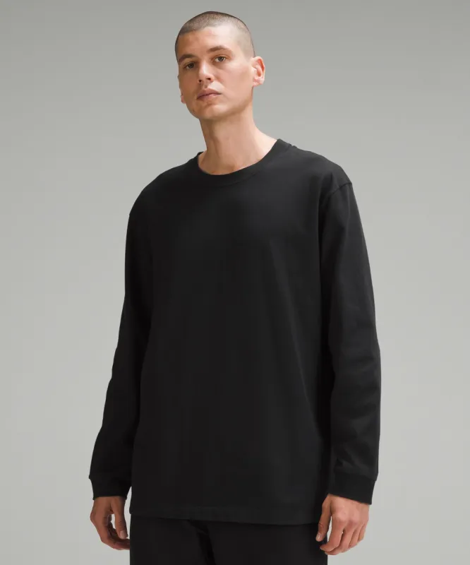 Heavyweight Cotton Jersey Long-Sleeve Shirt sold by Lululemon