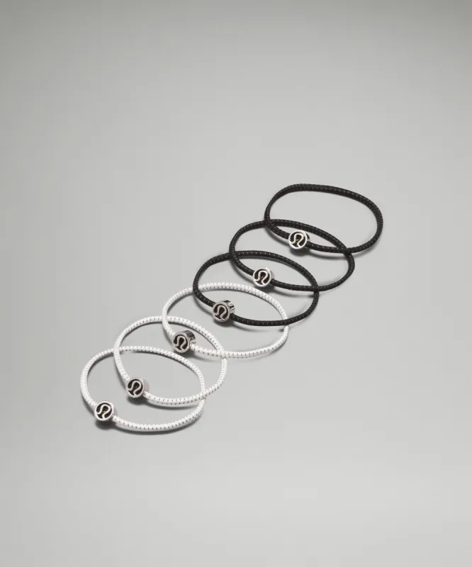 Glow On Hair Ties *6 Pack sold by Lululemon